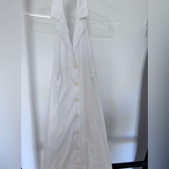 SNDYS Backless White Shirt Dress - Picture 6 of 9